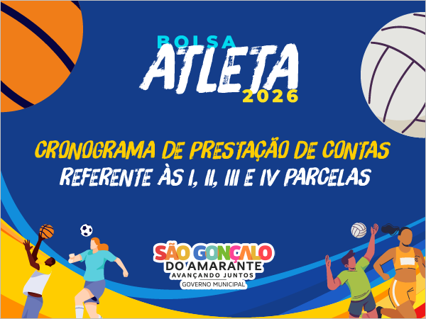 Bolsa Atleta 2026 divulga cronograma de prestação de contas